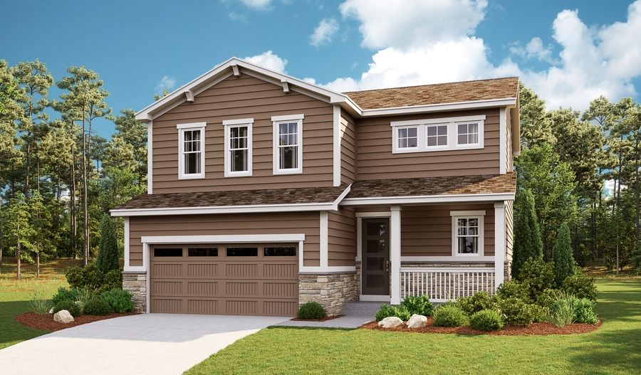 Coral-D903-CreeksideVillage Elevation A:The Coral Elevation A