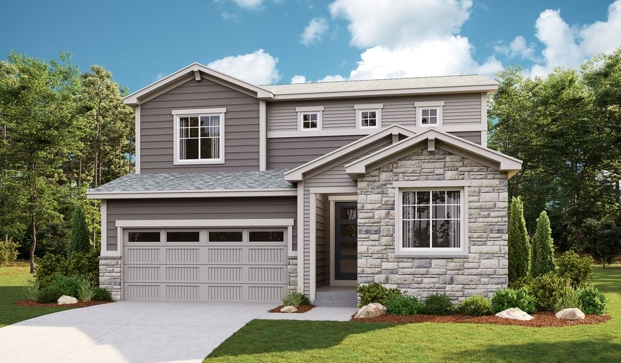 Citrine-D904-CreeksideVillage Elevation A:The Citrine Elevation A