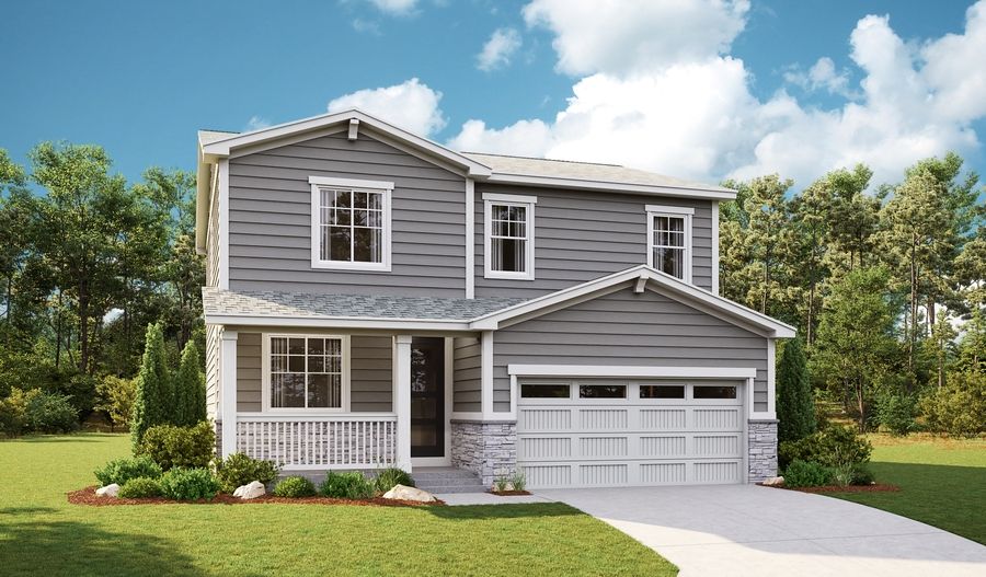 Lapis-D915-CreeksideVillage Elevation A:The Lapis Elevation A