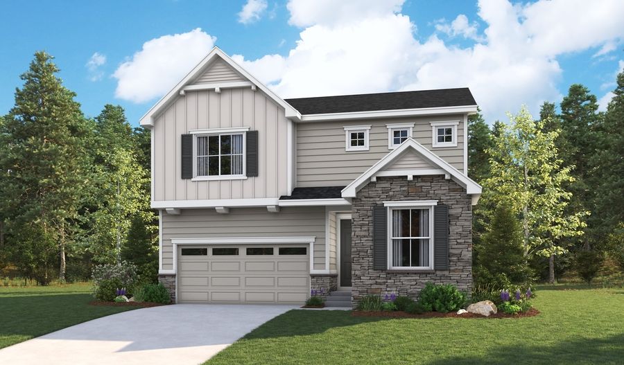 Moonstone-R914-SeasonsAtRevere elevation A:The Moonstone Elevation A