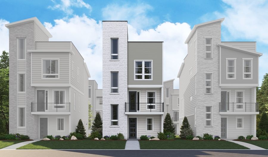 Greenwich-D567-CityscapeAtParkdale Elevation B:The Greenwich elevation B