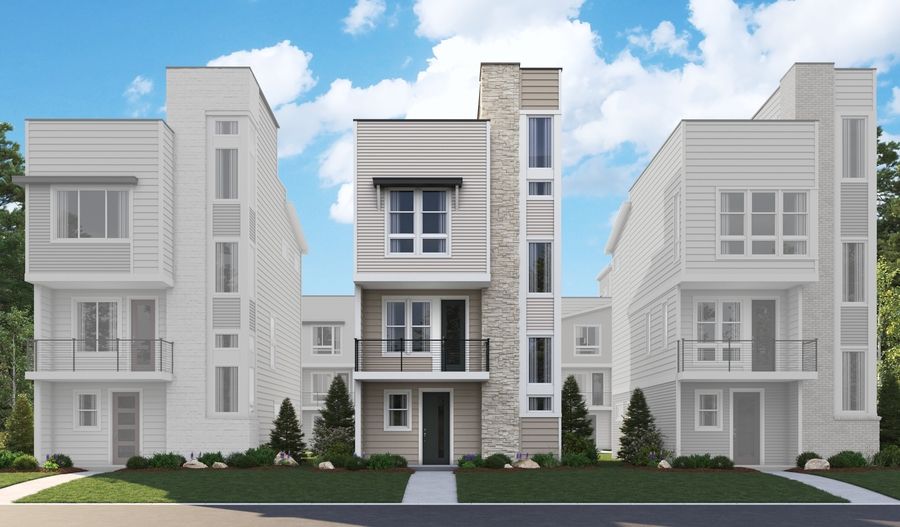 Soho-D568-CityscapeAtParkdale Elevation A:The Soho elevation A