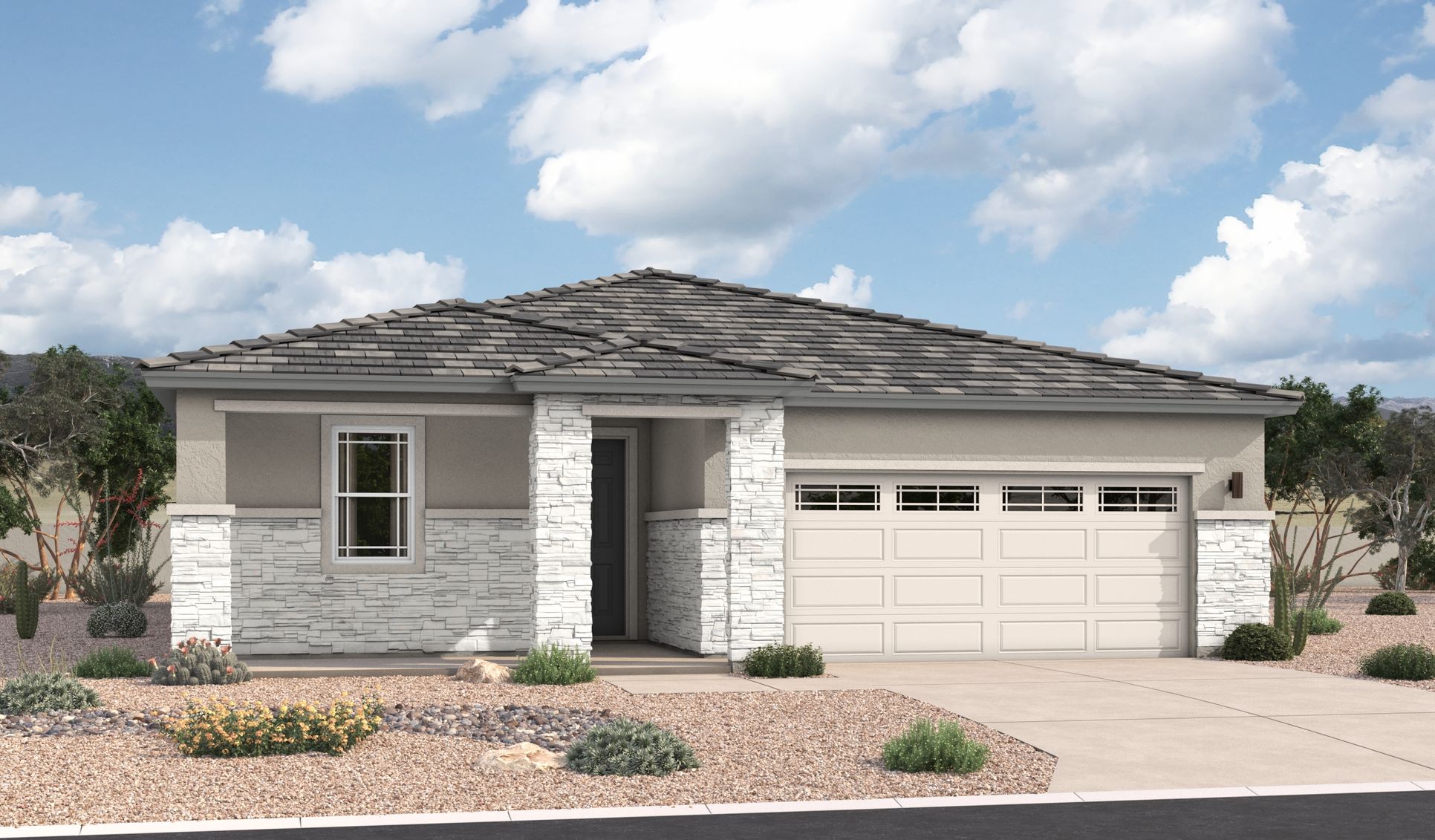 Slate-T927-DesertBloom Elevation D:The Slate Elevation D