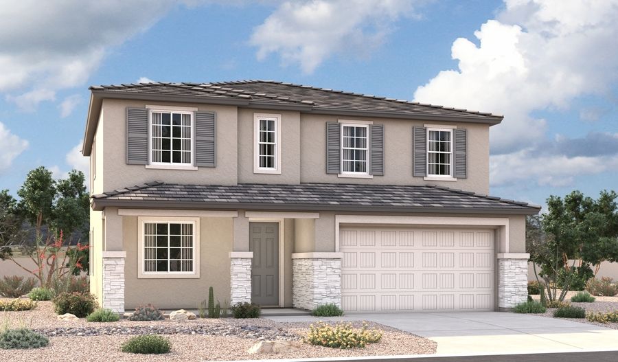 Hemingway-T250-SanctuaryatSycamoreCanyon Elevation C:The Hemingway Elevation C