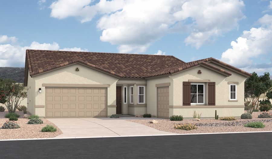 Pinecrest-T853-SaguaroReserve Elevation A:The Pinecrest Elevation A