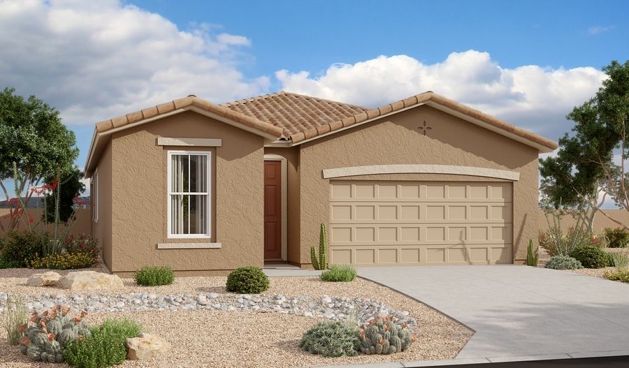 Sunstone-T919-RiverwalkAtRanchoDelLago Elevation A:The Sunstone Elevation A