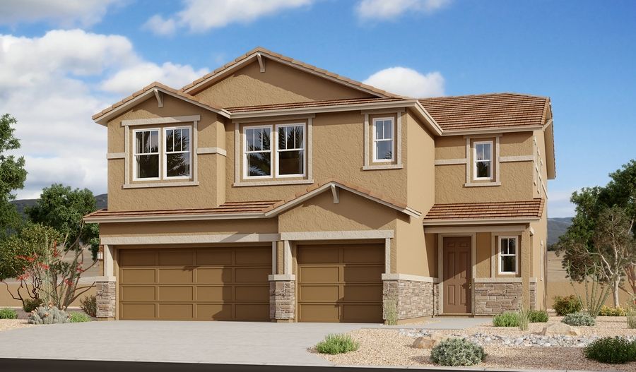 Yorktown-T725-SkyVillageAtRockingK Elevation B:The Yorktown Elevation B