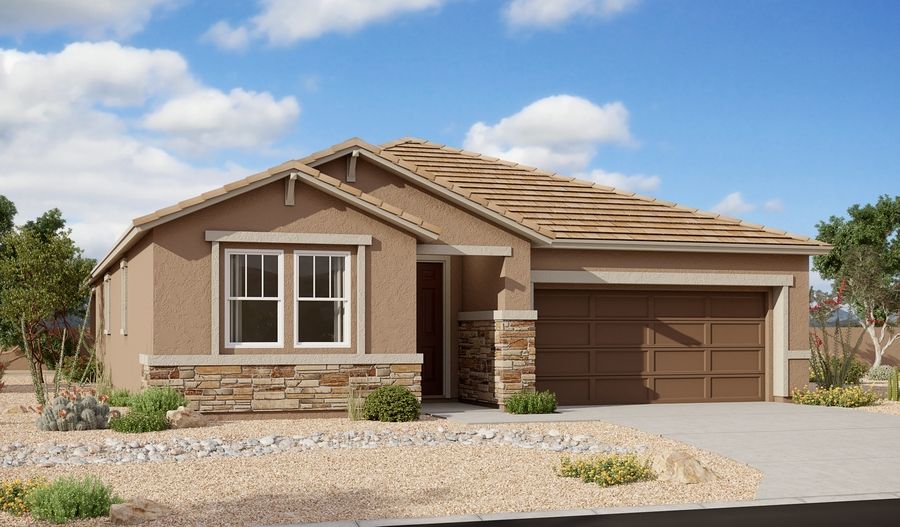 Raleigh-T741-SkyVillageAtRockingK Elevation B:The Raleigh Elevation B