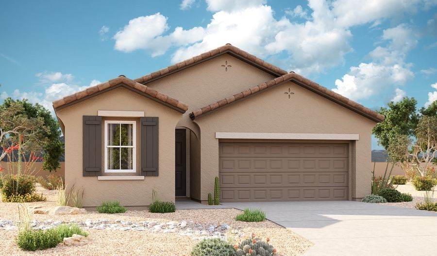 Emerald-T926-EntradaDelPueblo Elevation A:The Emerald Elevation A