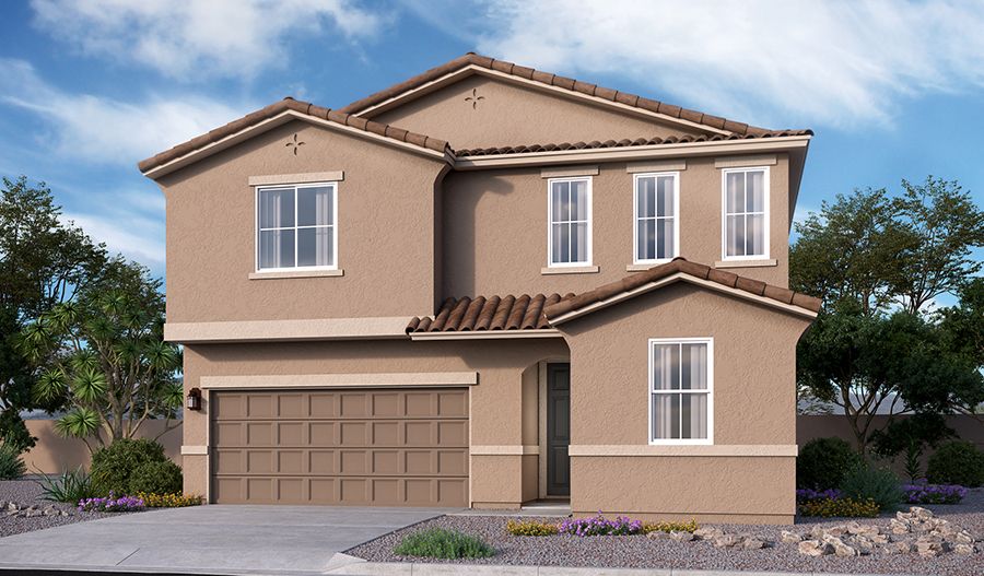 Moonstone-P914-ParksideAtGladdenFarms Elevation A:The Moonstone Elevation A