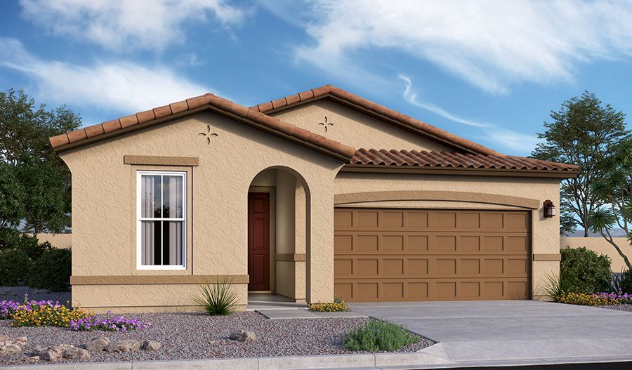 Larimar-T917-ParksideAtGladdenFarms Elevation A:The Larimar Elevation A