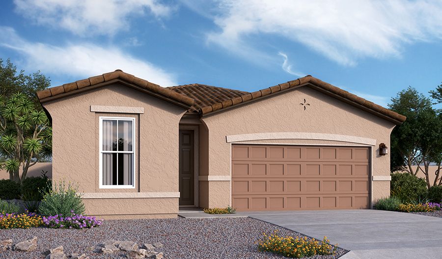 Sunstone-T919-ParksideAtGladdenFarms Elevation A:The Sunstone Elevation A