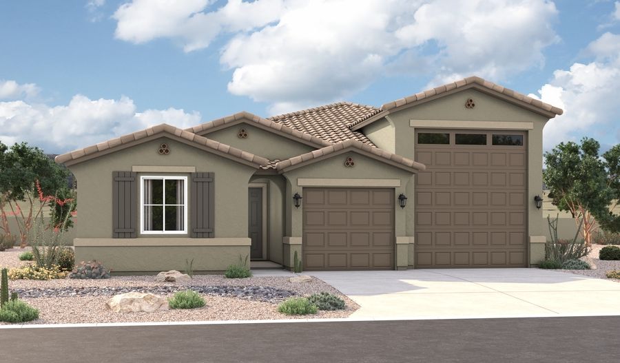Copper-T951-RiversEdge Elevation A:The Copper Elevation A