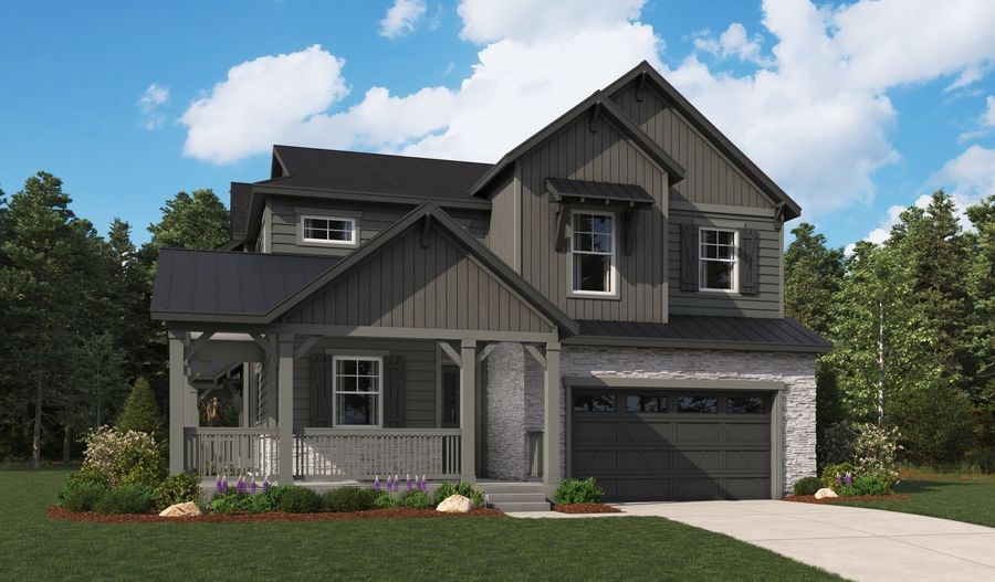 Teton-DA55-SkylineatParkvale Elevation D:The Teton Elevation D