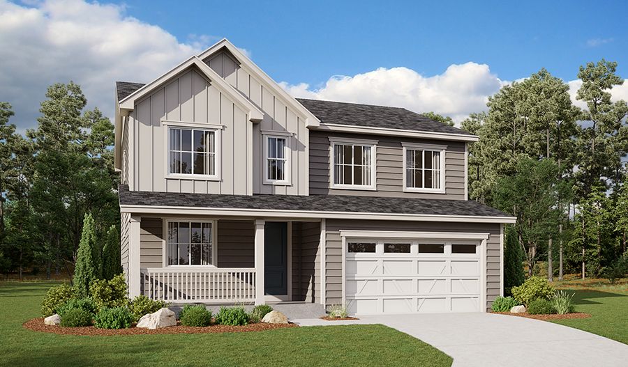 Hemingway-D250-Independence Elevation A - Day:The Hemingway - Elevation A