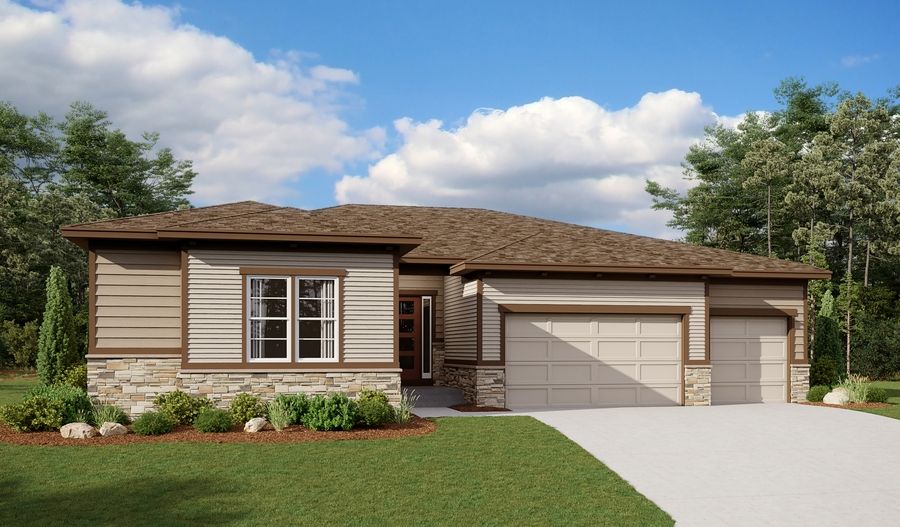 Holbrook-D31H-OakRidgeAtCrystalValley Elevation L (3-car):The Holbrook Elevation L