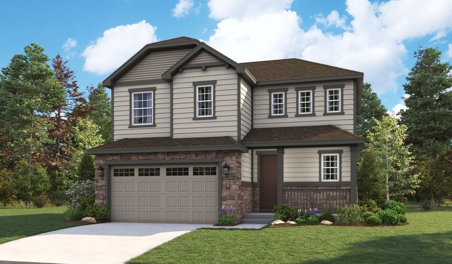 MedwayII-D942-SierraAtAscentVillage Elevation A:The Medway II Elevation A