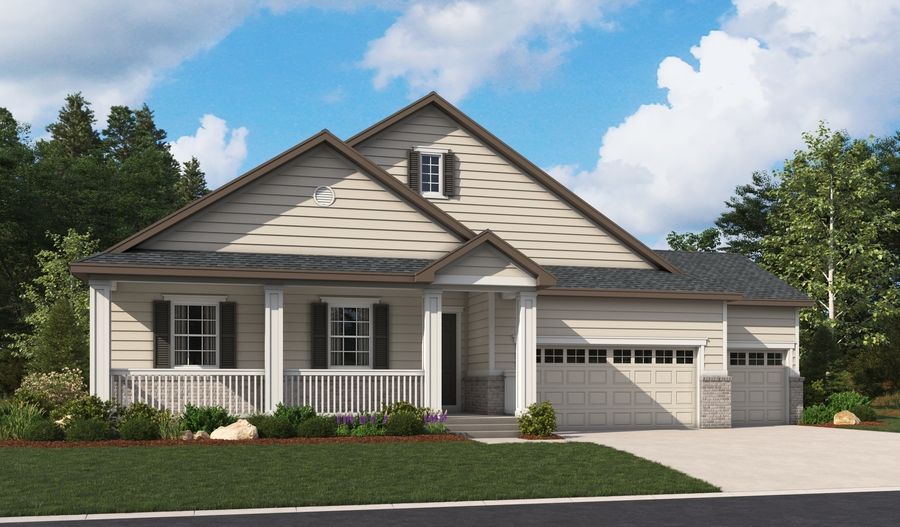 Decker-R20D-JacksonCreek Elevation C (3-car):The Decker Elevation C
