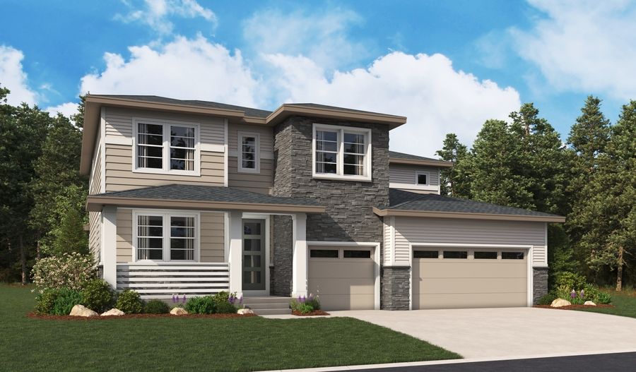 DillonII-R399-JacksonCreek Elevation E (3-car):The Dillon II Elevation E