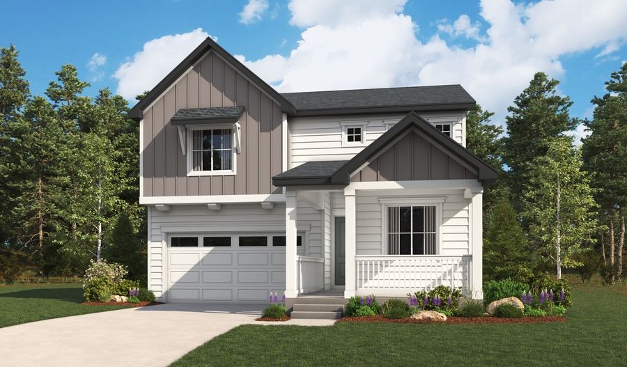 Moonstone-D914-Independence Elevation A:The Moonstone Elevation A