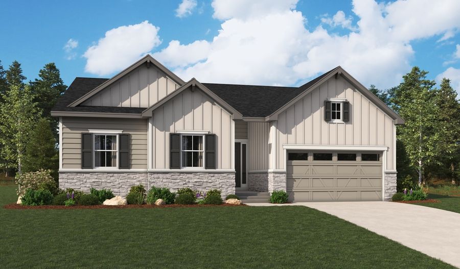 Daniel-D237-WestRidge Elevation A:The Daniel Elevation A