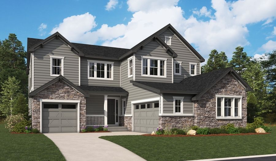 Daley-D600-WestRidge Elevation A:The Daley Elevation A