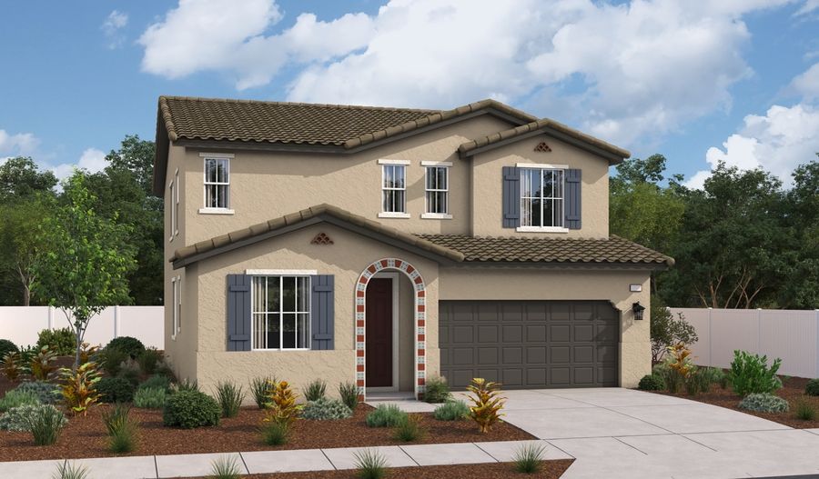 Foster-S598-LaurelatSilverwood Elevation A:The Foster Elevation A
