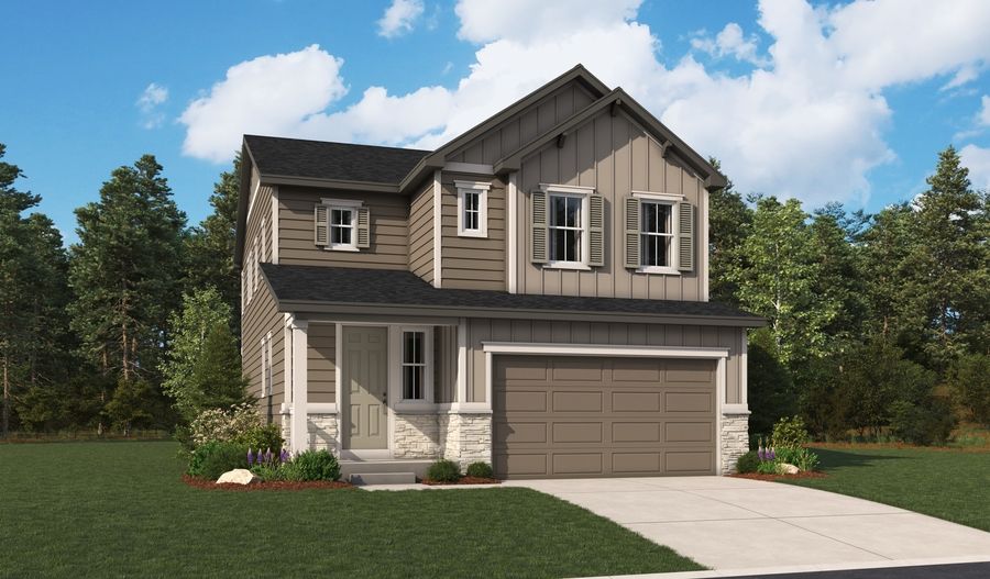 Lily-R971-TheTrailsatAspenRidge Elevation A:The Lily Elevation A