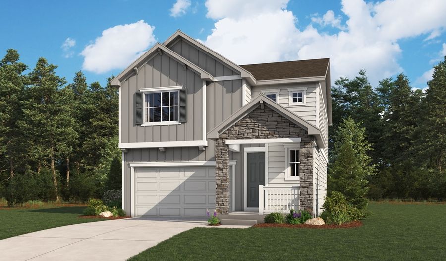 Poplar-R972-TheTrailsatAspenRidge Elevation A:The Poplar Elevation A