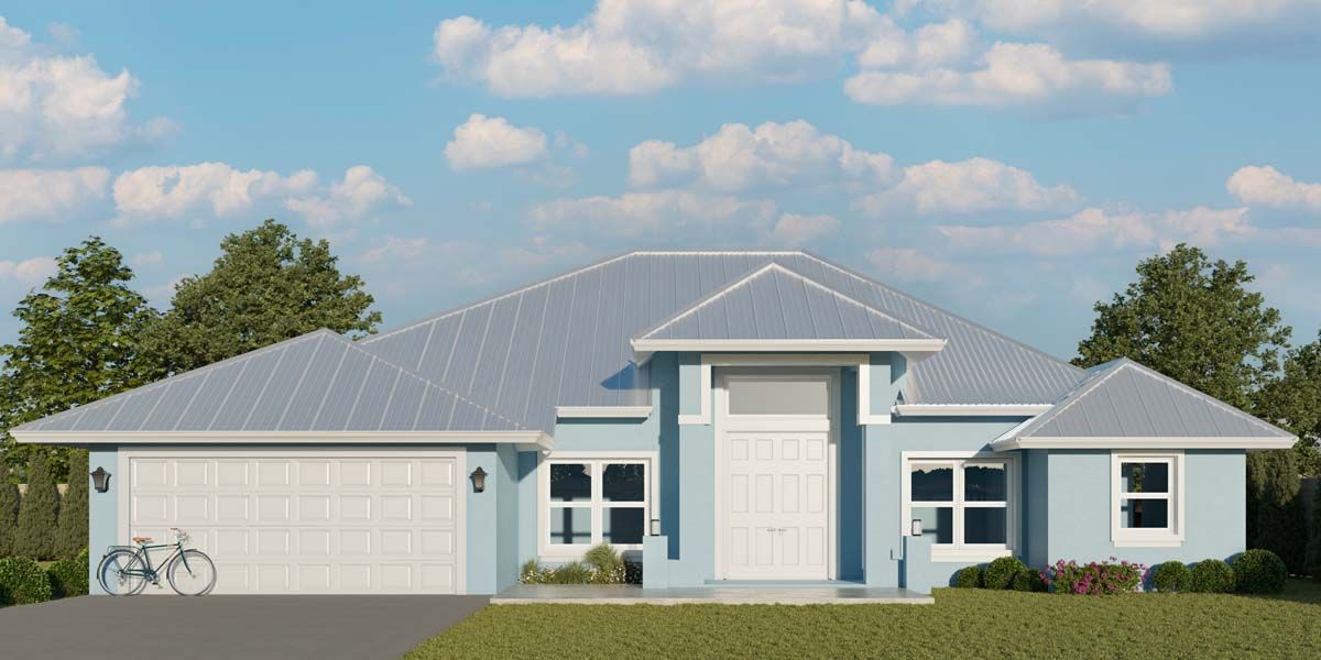 Front Entry, Square Banding:The Wildflower S