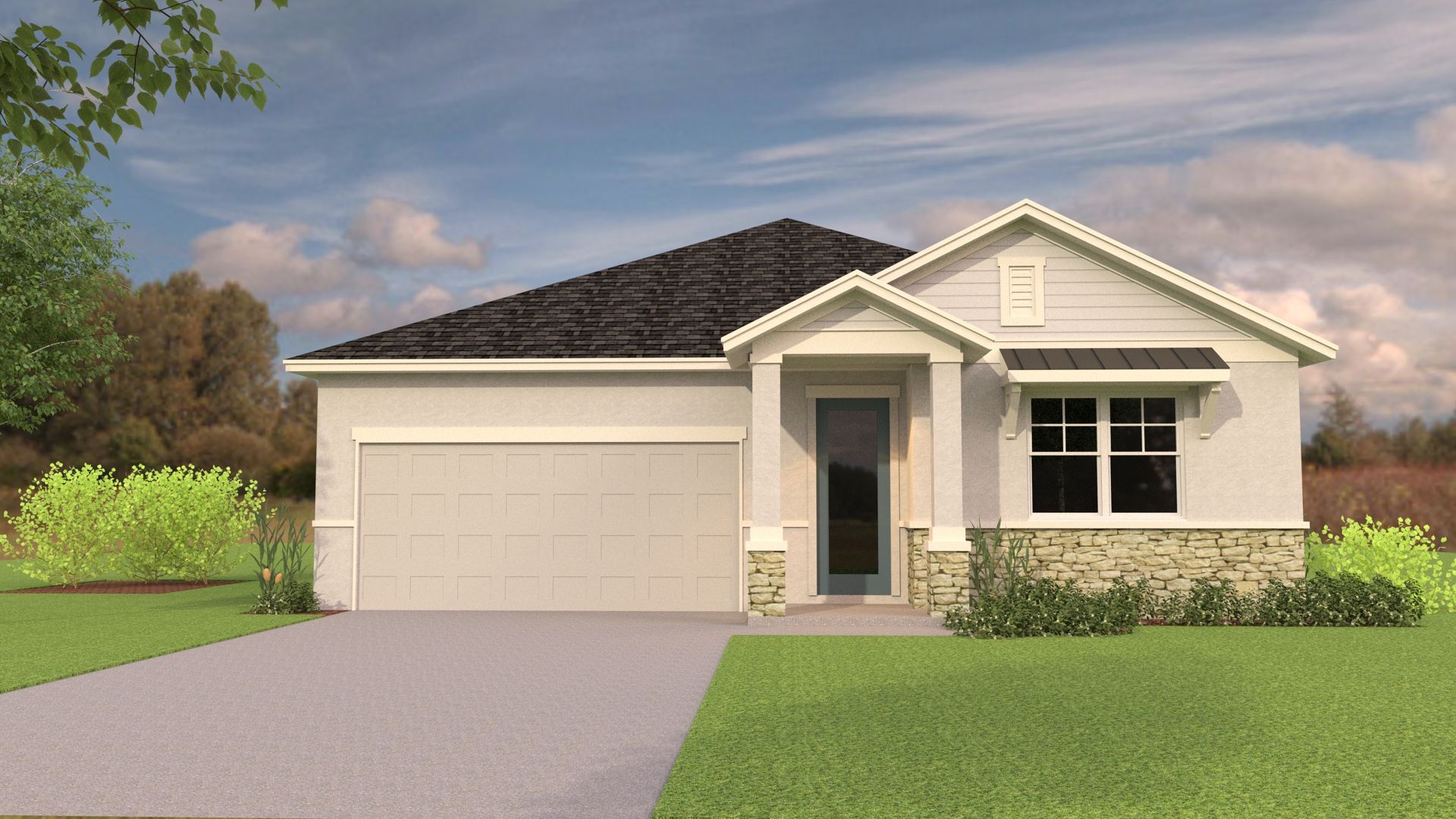 Exterior:Elevation A