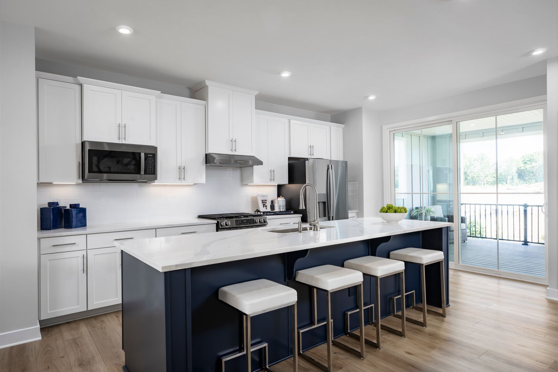 Trade apartment living for a home designed for gathering, entertaining and making memories.
