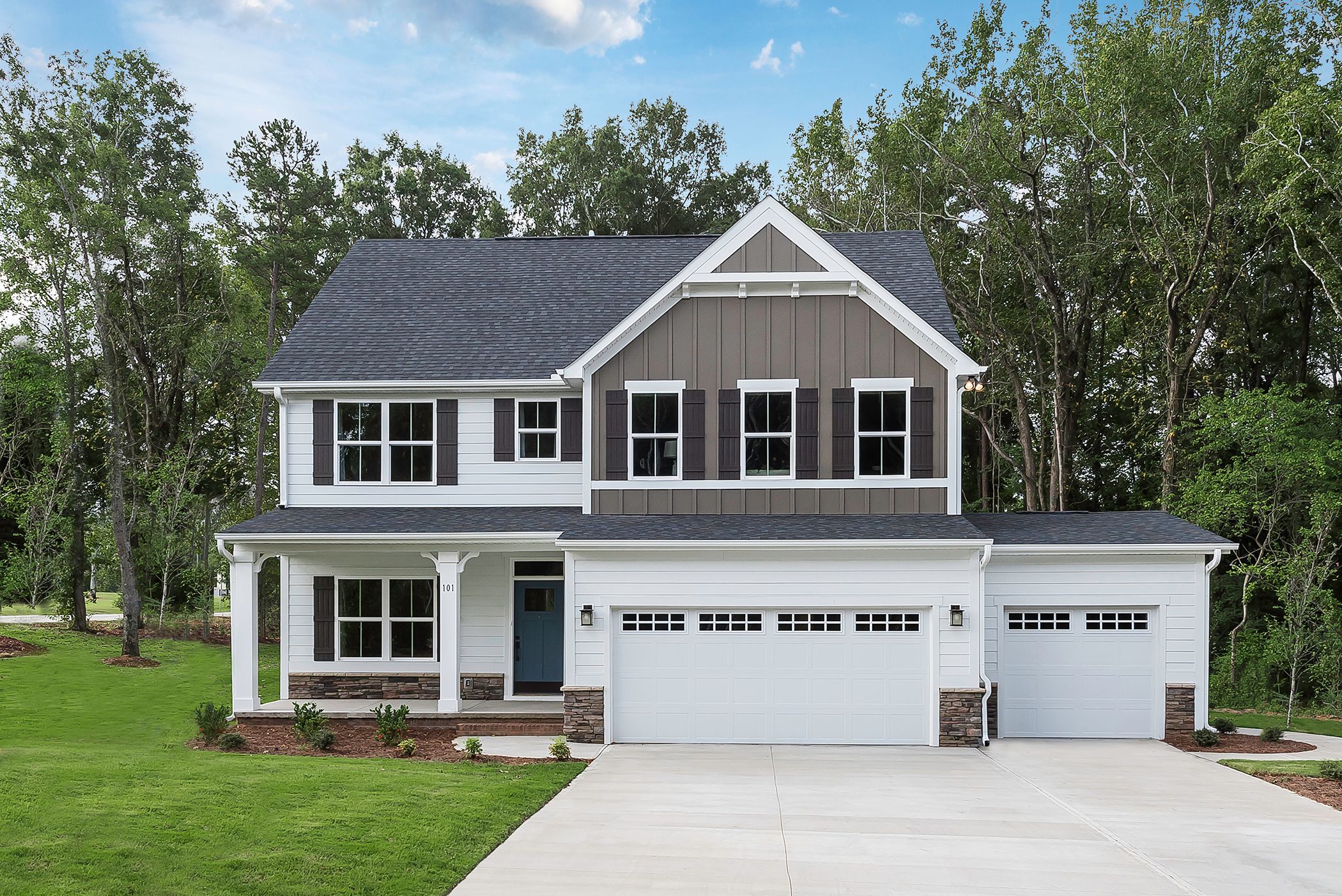 The only new homes in Whiteland with options for basements and 3-car garages:Explore the only new homes in Clark-Pleasant schools offering basement options. Visit and find out how you can receive an included 3-car garage or finished basement through 10/31.