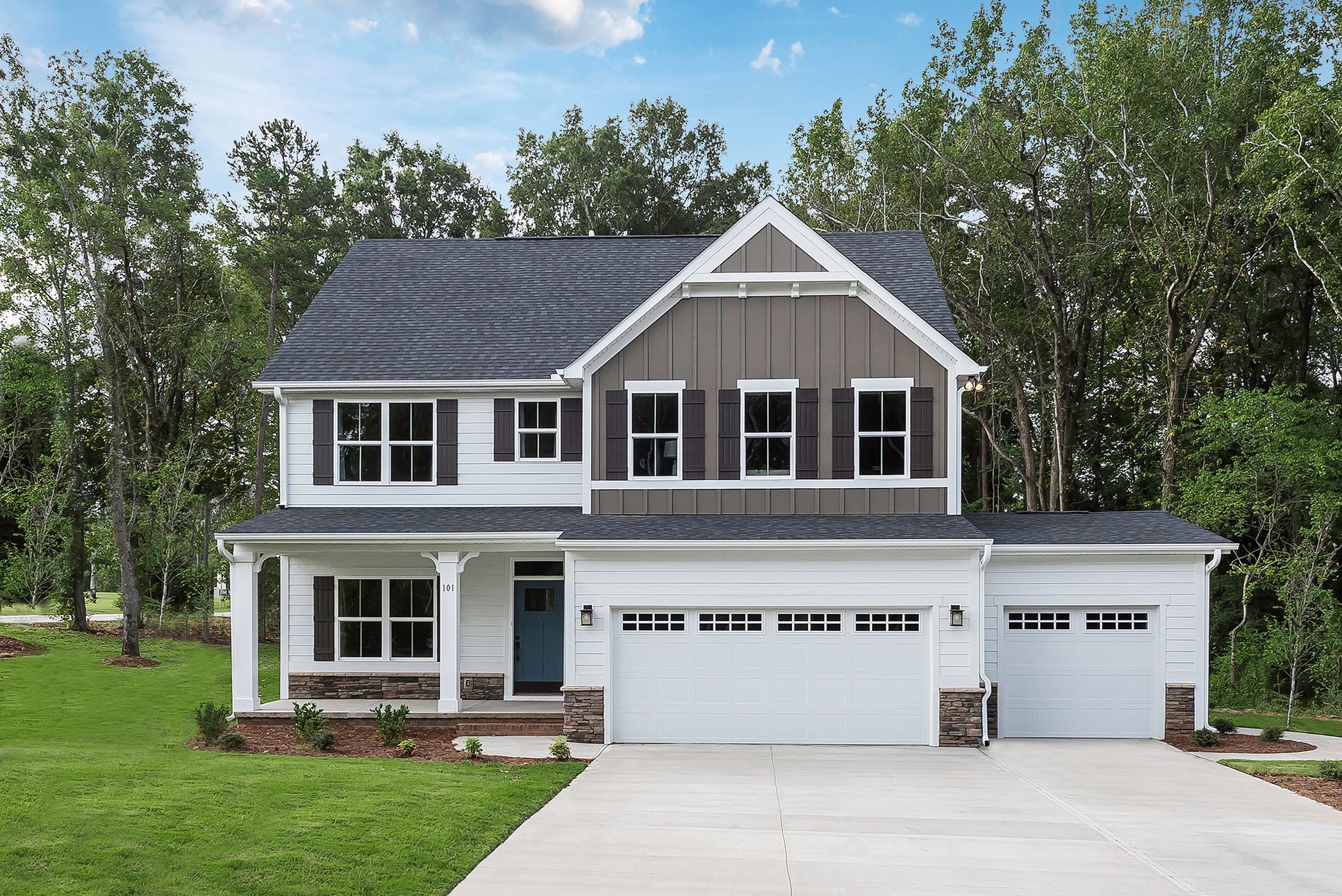 The only new homes in Whiteland with options for basements and 3-car garages:Explore the only new homes in Clark-Pleasant schools offering basement options. Visit and find out how you can receive an included 3-car garage or finished basement through 10/31.