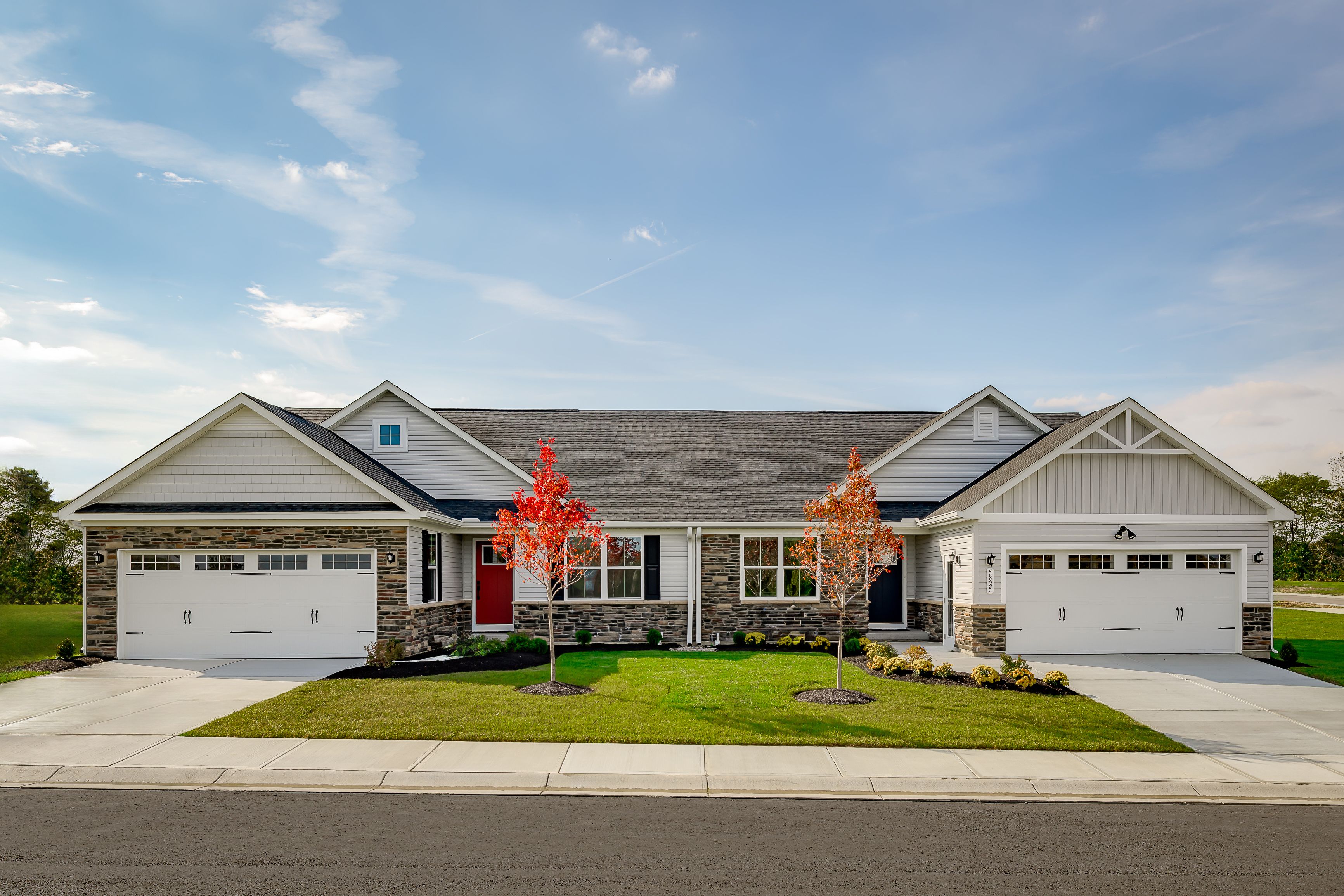 Ranch homes with included lawn/snow care, basements &amp; luxury upgrades. Live just 2 minutes from Rt. 129 &amp; Bridgewater Falls.