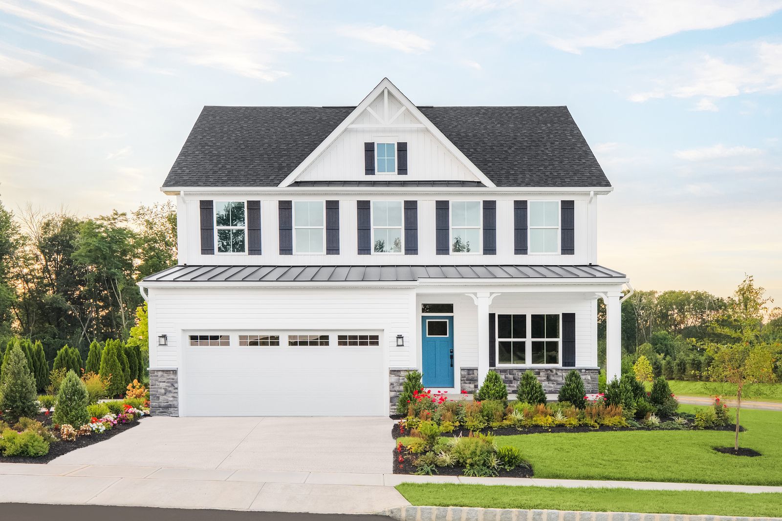 Only new home community with private, 1+ acre homesites – modern finishes, available 3-car garages