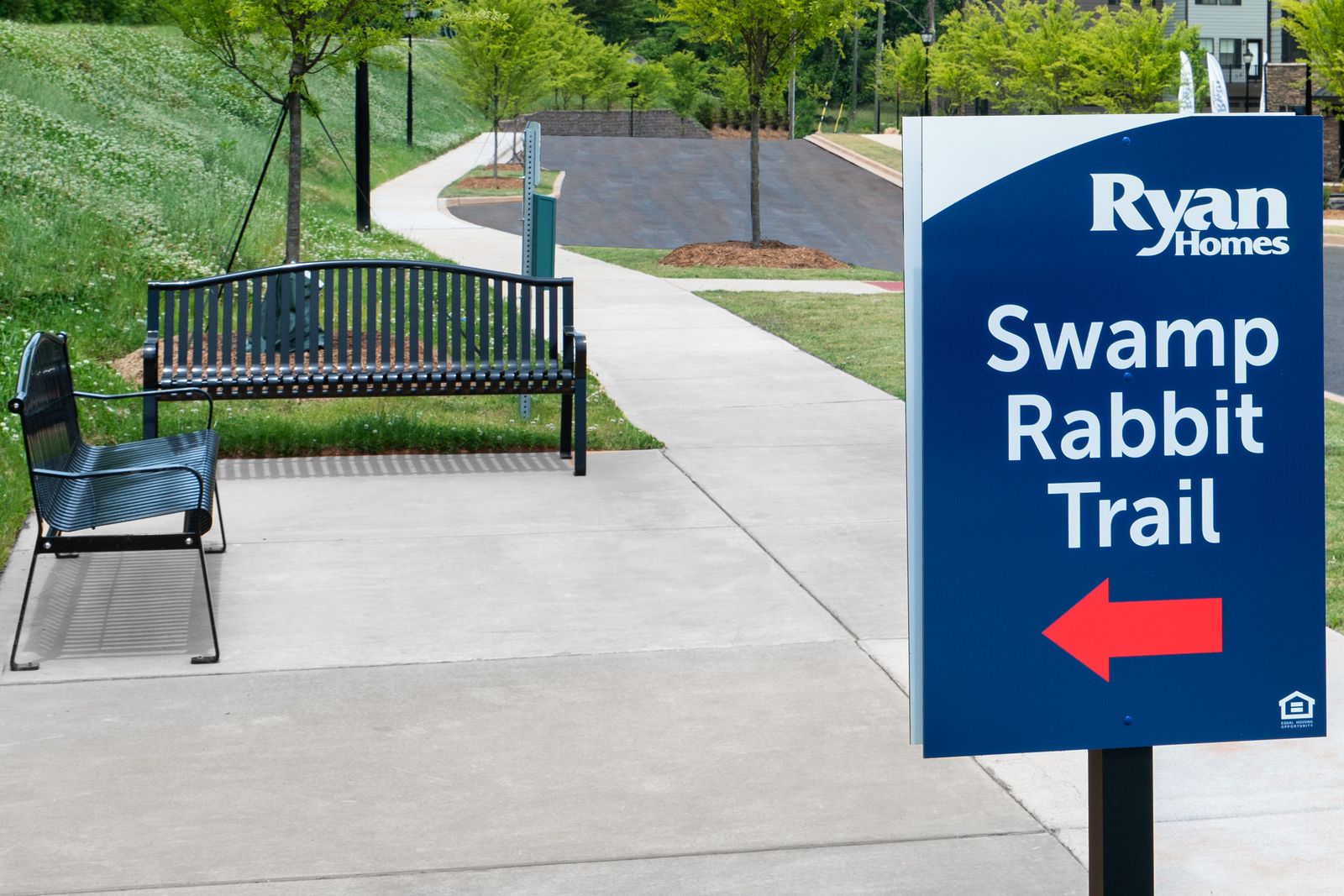 Trail access steps from home—ideal for outdoor fun and fresh air.:Schedule a Visit to see for yourself!