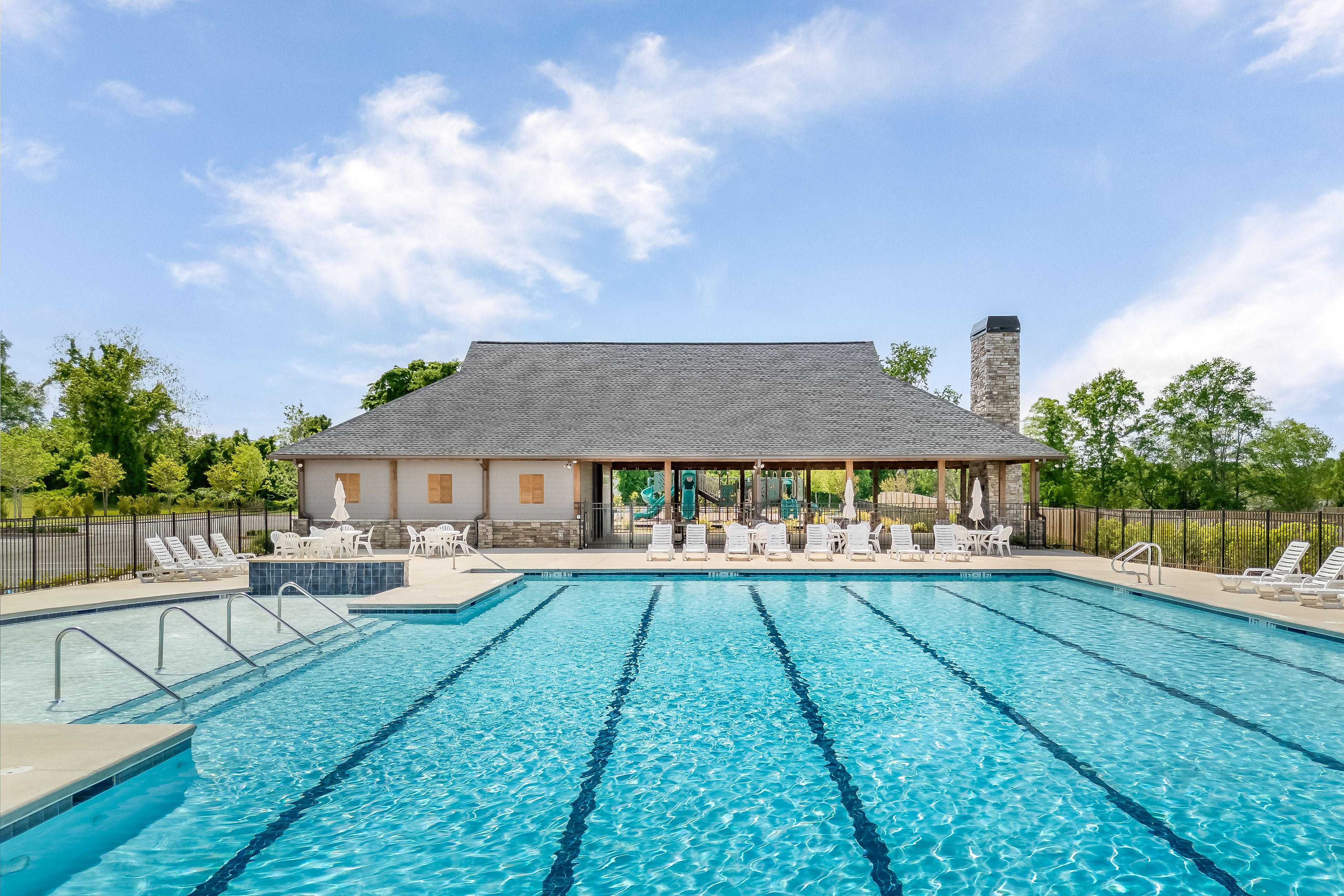 Resort-style amenities: Jr. Olympic pool & cabana - perfect for neighborhood gatherings!
