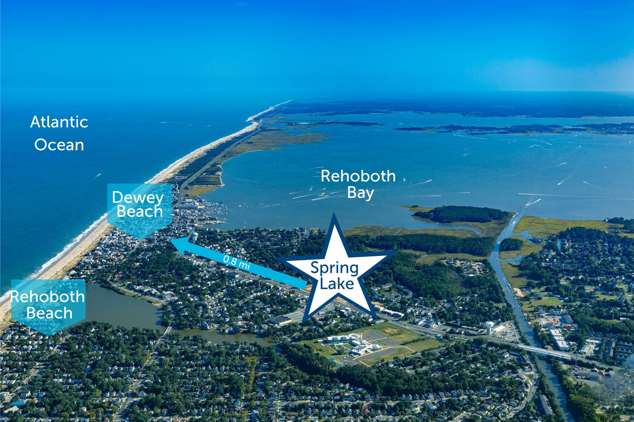 The lowest-priced new homes within walking distance of Rehoboth and Dewey Beaches:Part of the Spring Lake community, these homes are just a 15-minute walk from both Rehoboth and Dewey Beaches, placing you steps from the best local dining, shopping, and entertainment. Come see it!