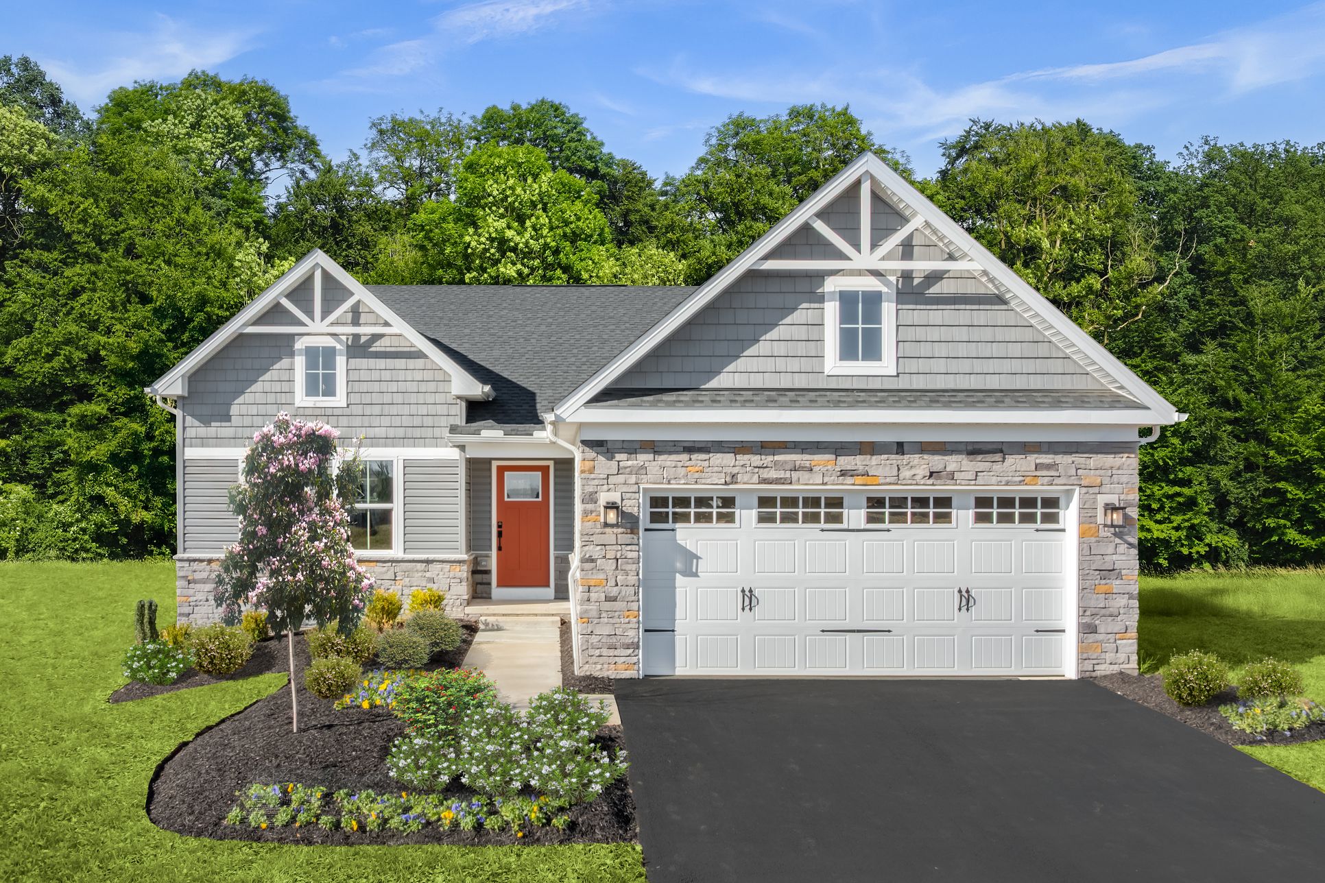 Build a home designed for the way you live - schedule your visit today!:Stunning curb appeal on over-sized homesites with lush landscapes that welcome you home. Offering ranches with basements included. 7 brand-new homesites just released!