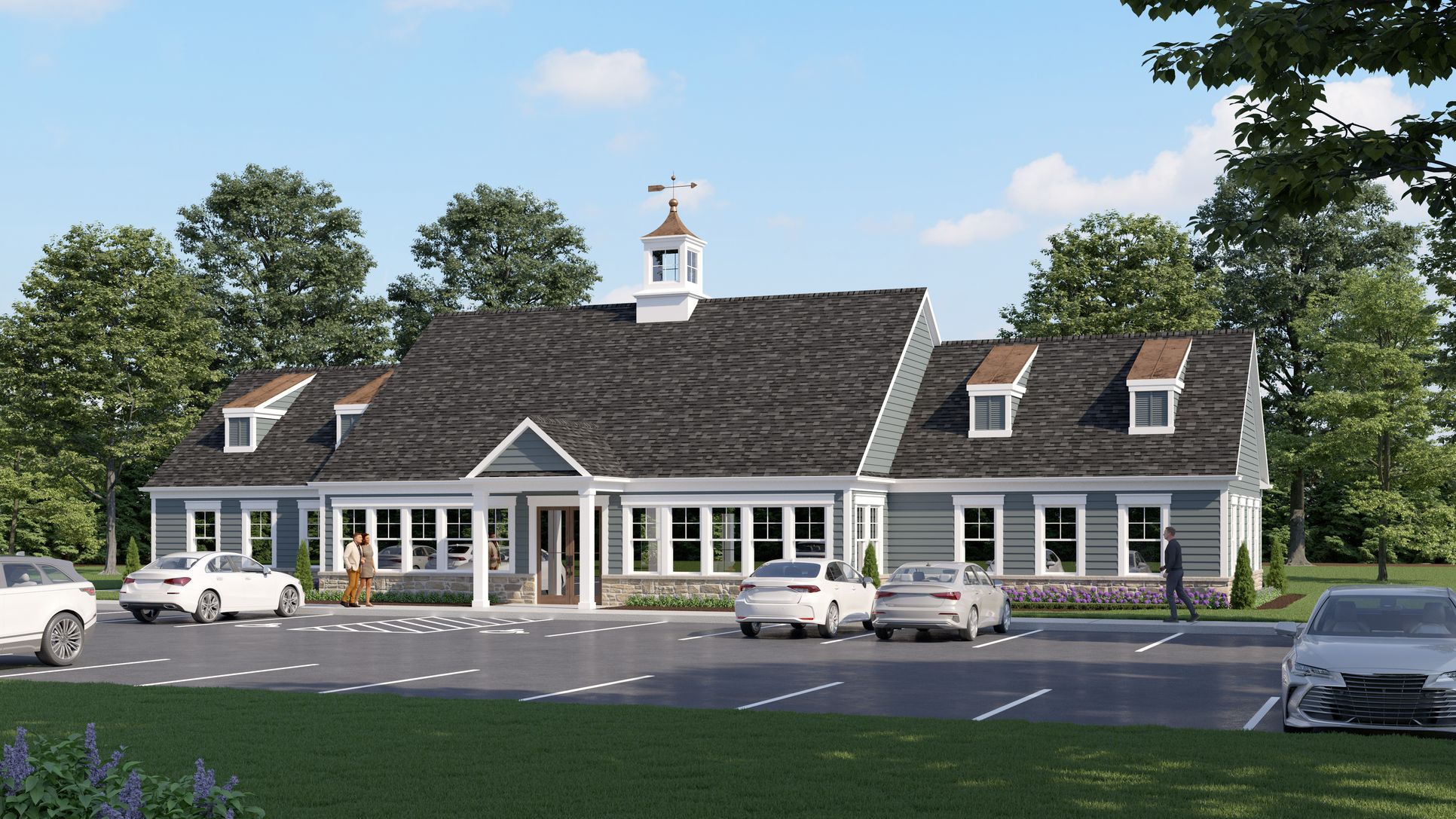 Connect easily in your 55+ clubhouse and shared spaces fostering friendships and community.