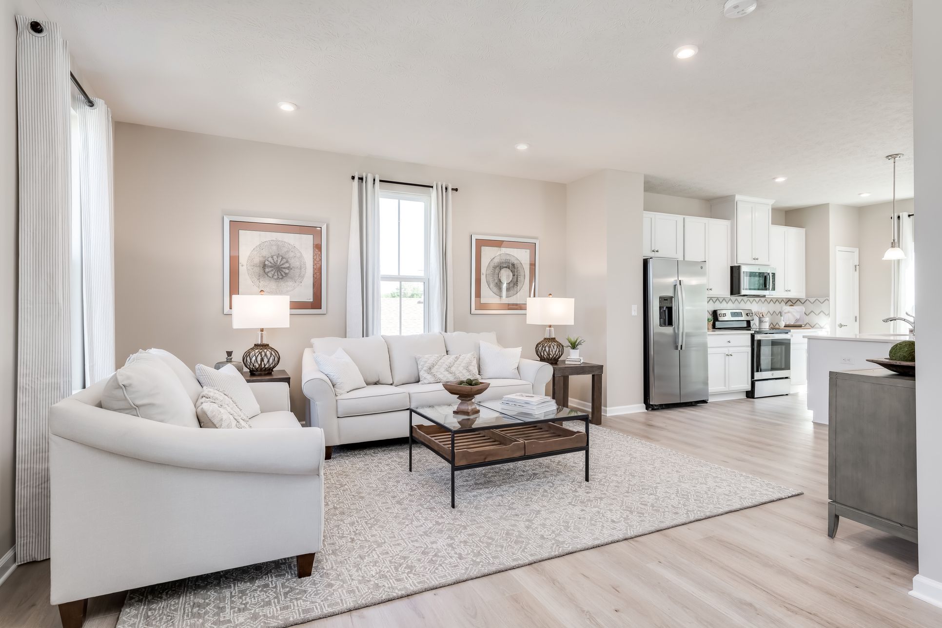 Affordable townhomes with garage and lawn care just 8 miles from Uptown in a serene setting.