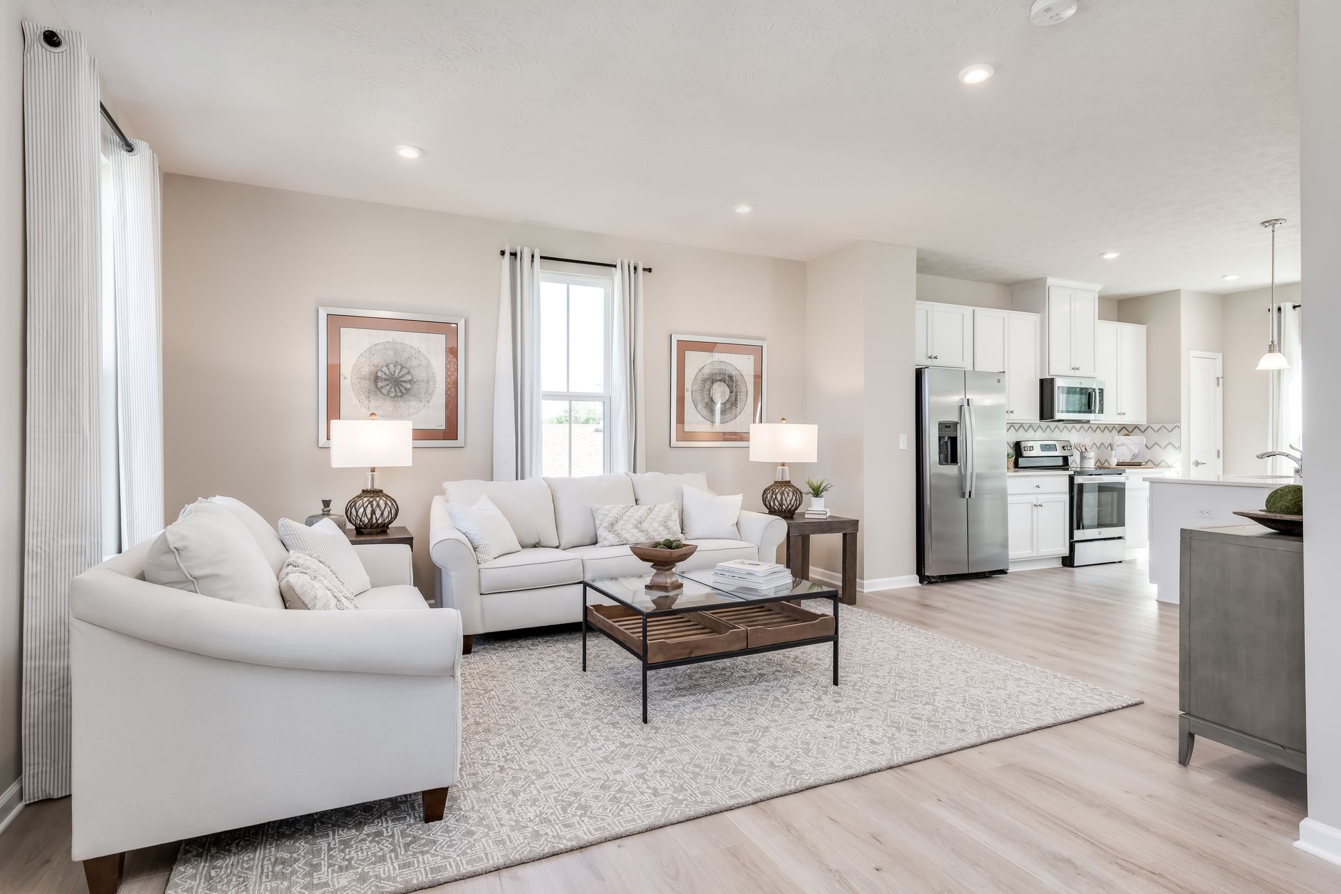 Affordable townhomes with garage and lawn care just 8 miles from Uptown in a serene setting.