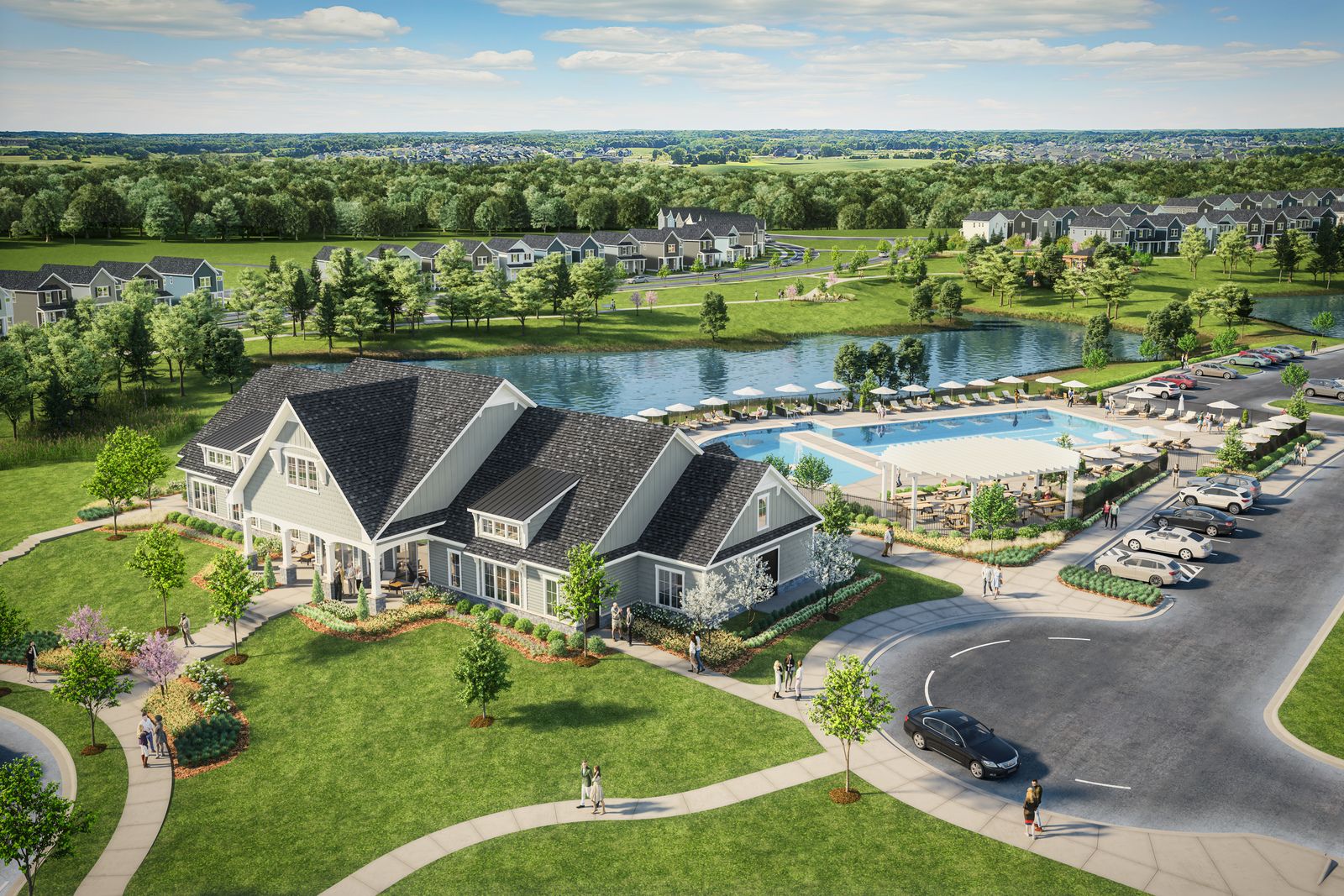 Suburban comfort with modern amenities & neighborly charm.:Allen Park offers a peaceful suburban setting with modern amenities, all carefully planned for relaxation, comfort, and connection with neighbors. Experience life in a community that feels like home.