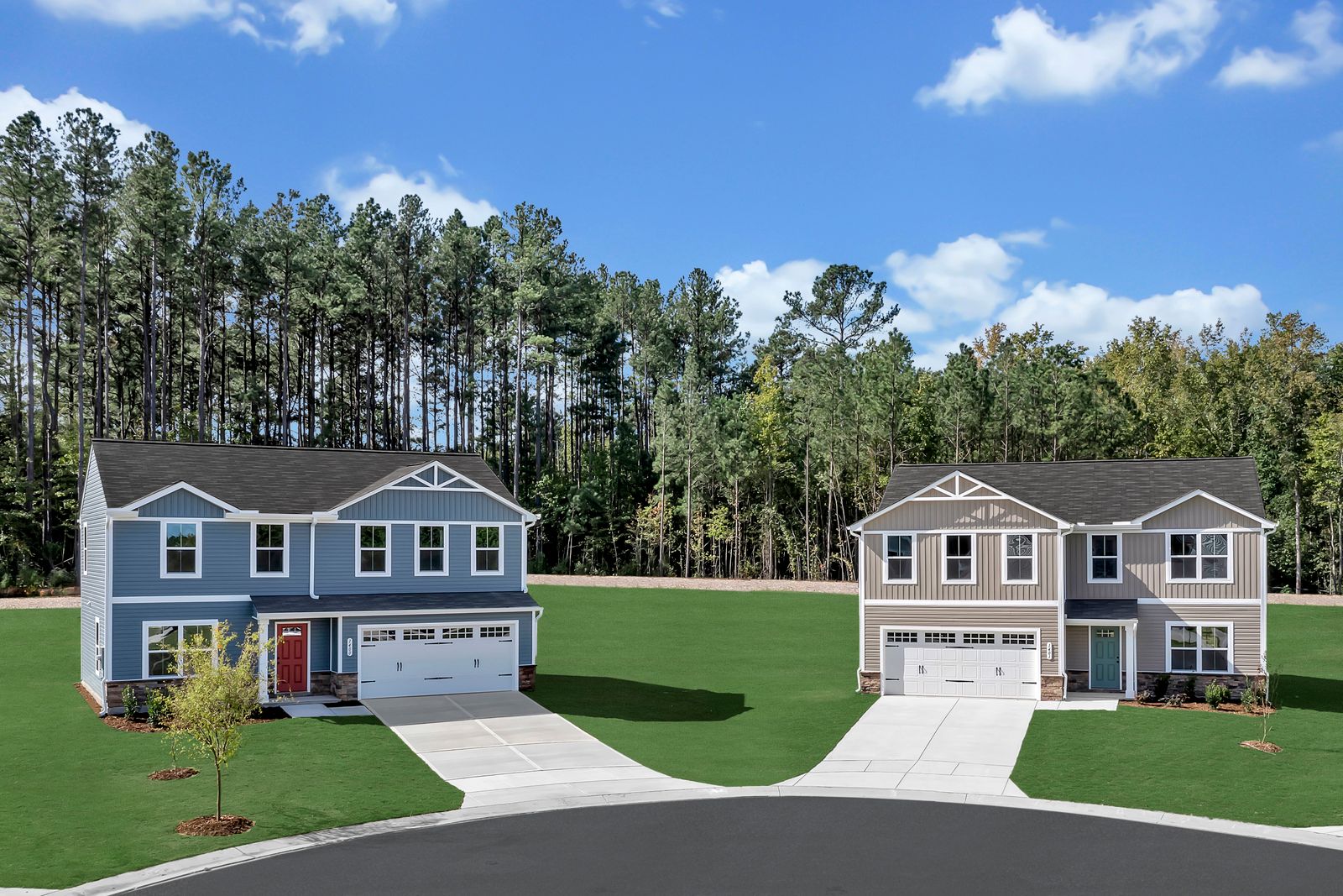 Tree-lined homesites available! Enjoy a spacious yard and privacy.