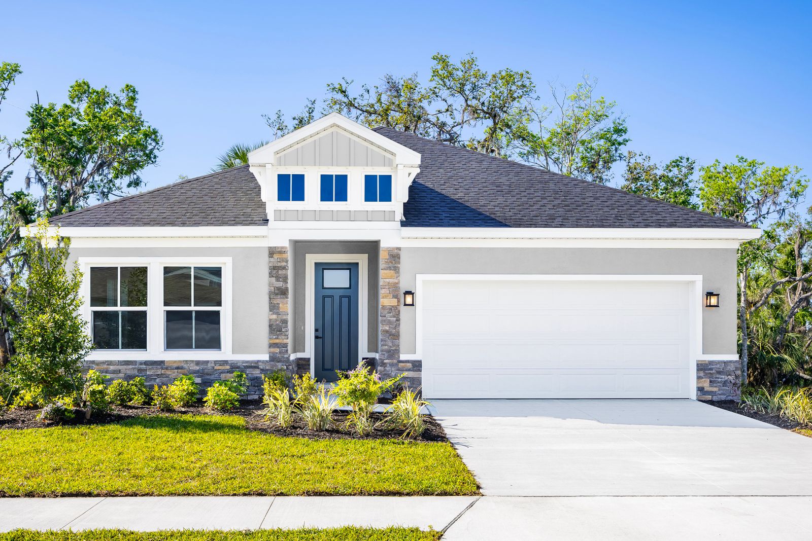 Pair a beautiful home with a new 80' water-view homesite. Open House Fri. & Sun. 1-4PM.:Choose from four beautifully designed on-trend one- and two-story homes, and step into the Florida lifestyle you've been dreaming of&mdash;this year. Join the interest list to learn more.