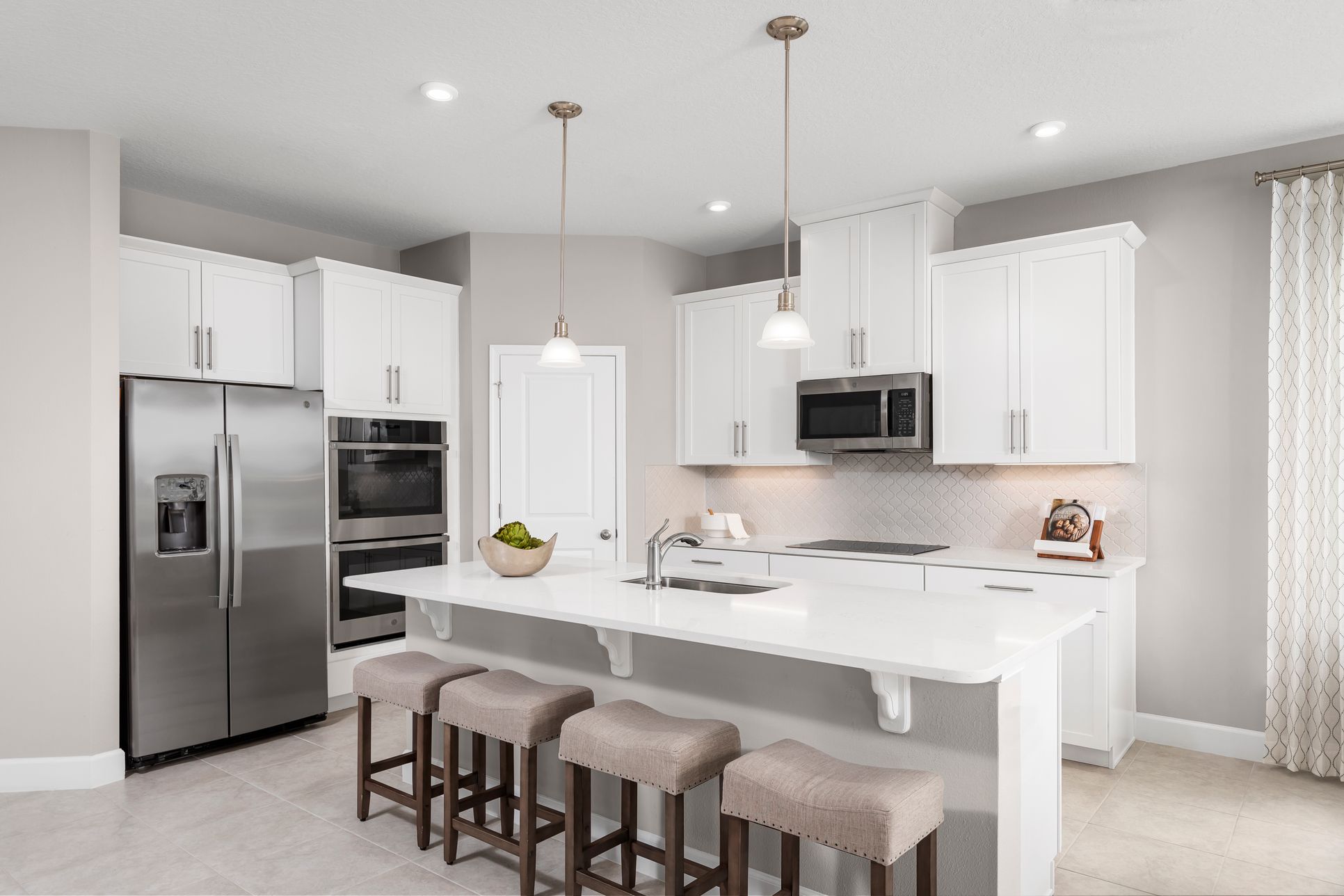 Choose your cabinets, countertops, and interior finishes to match your personal style.