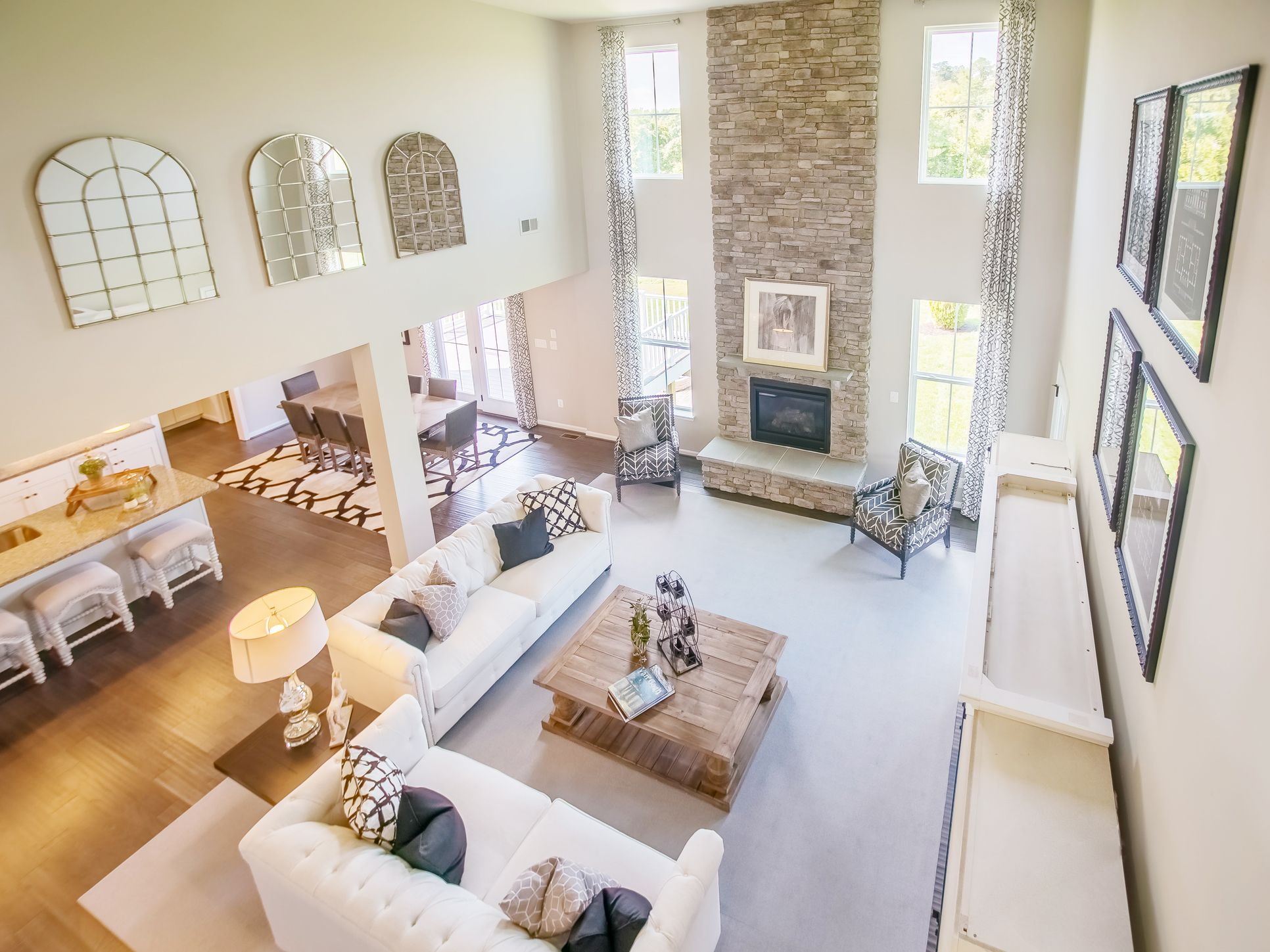 Choose soaring ceilings and stunning spaces that impress from the moment you enter.