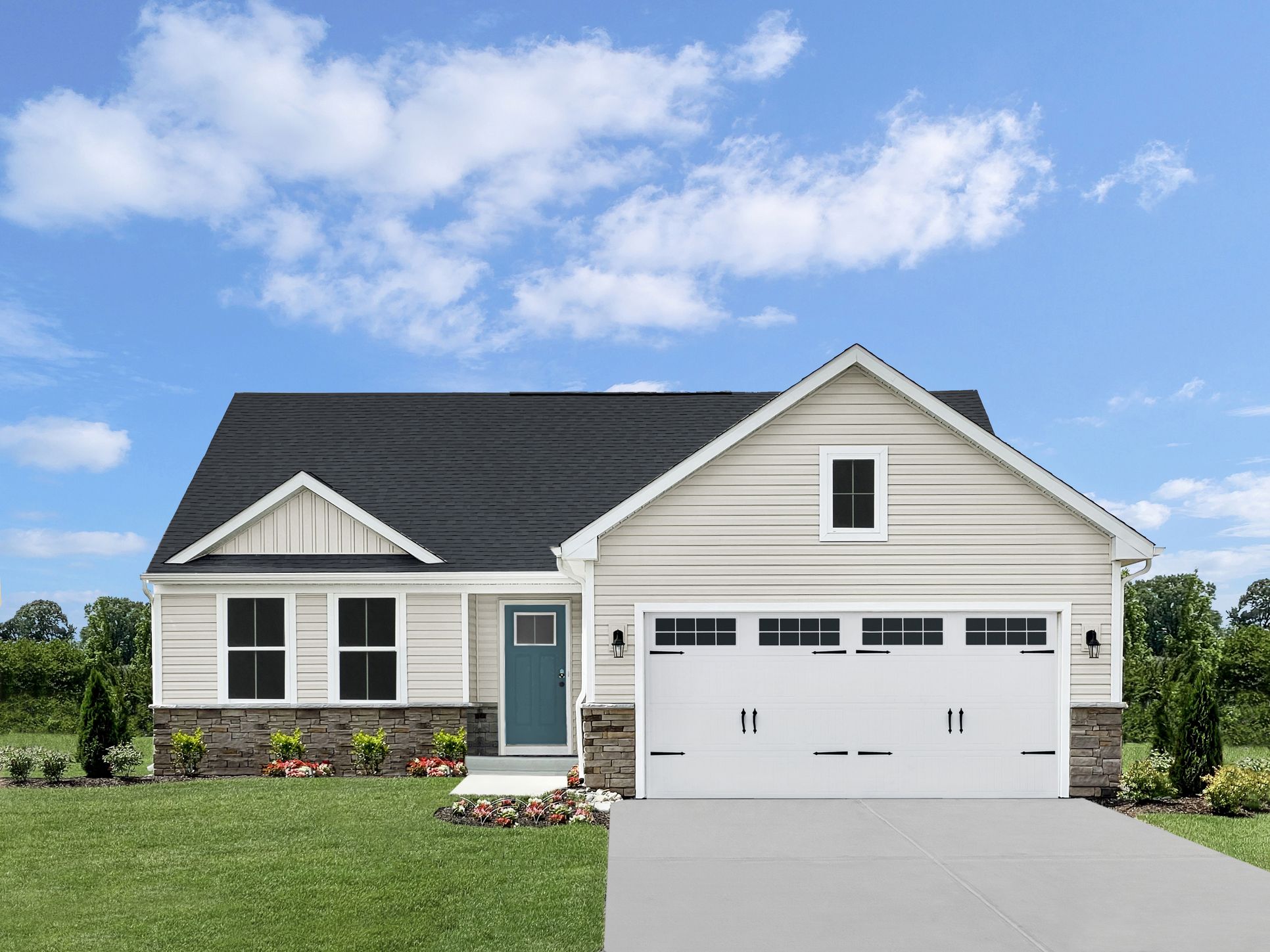 12 homeowners already in 2026! Easy ranch living awaits at Milford Ponds. Tour today!