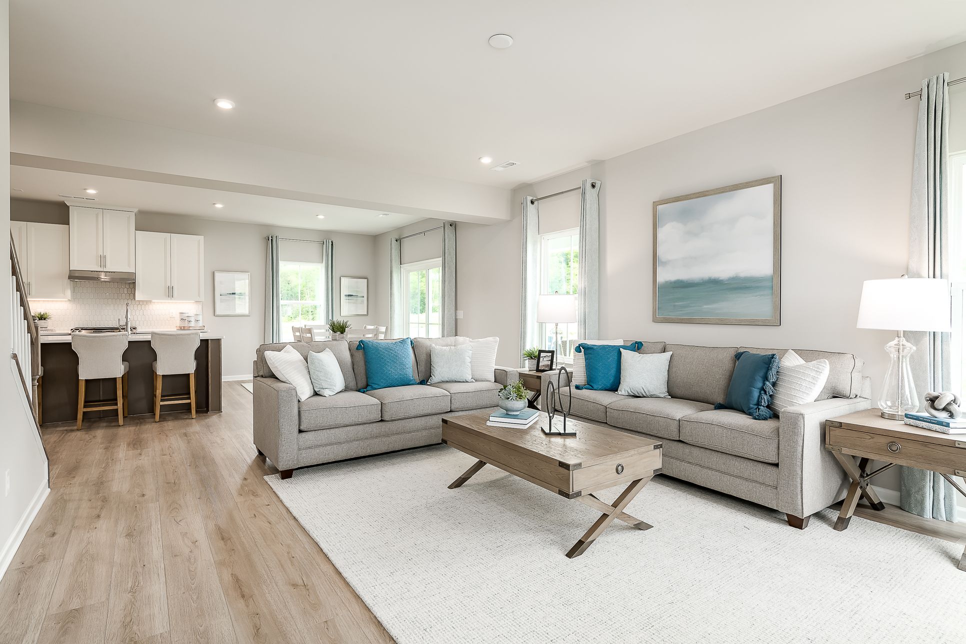 Move in ready Ballenger home available now featuring pond views on a premium homesite!